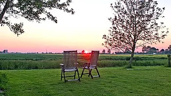 Sonnenuntergang im Barlter Marschenland