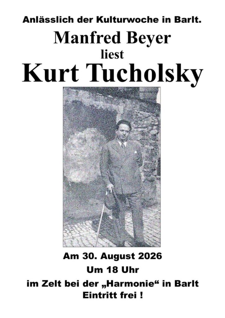 foto von Lesung – Kurt Tucholsky