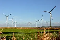 Windkrafträder bei Barlt